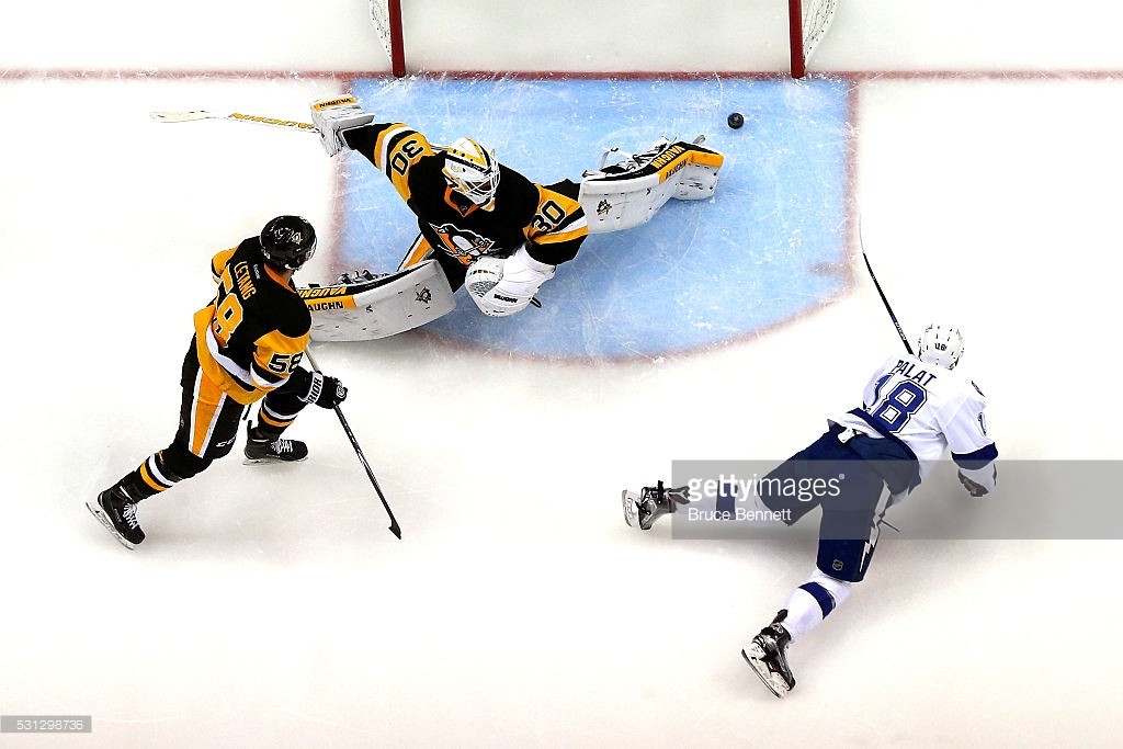 in Game One of the Eastern Conference Final during the 2016 NHL Stanley Cup Playoffs on May 13, 2016 in Pittsburgh, Pennsylvania.